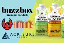 BUZZBOX PREMIUM COCKTAILS ANNOUNCED AS THE EXCLUSIVE READY-TO-DRINK OFFERING AT ACRISURE ARENA