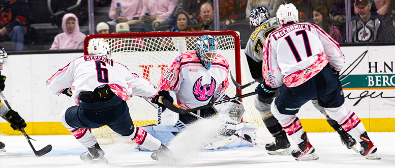 FIREBIRDS BLANK SILVER KNIGHTS TO MOVE INTO FIRST PLACE IN PACIFIC DIVISION