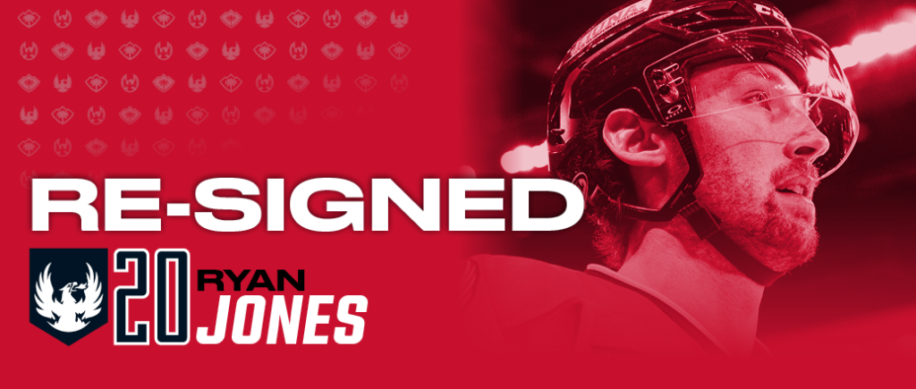 FIREBIRDS RE-SIGN DEFENSEMAN RYAN JONES