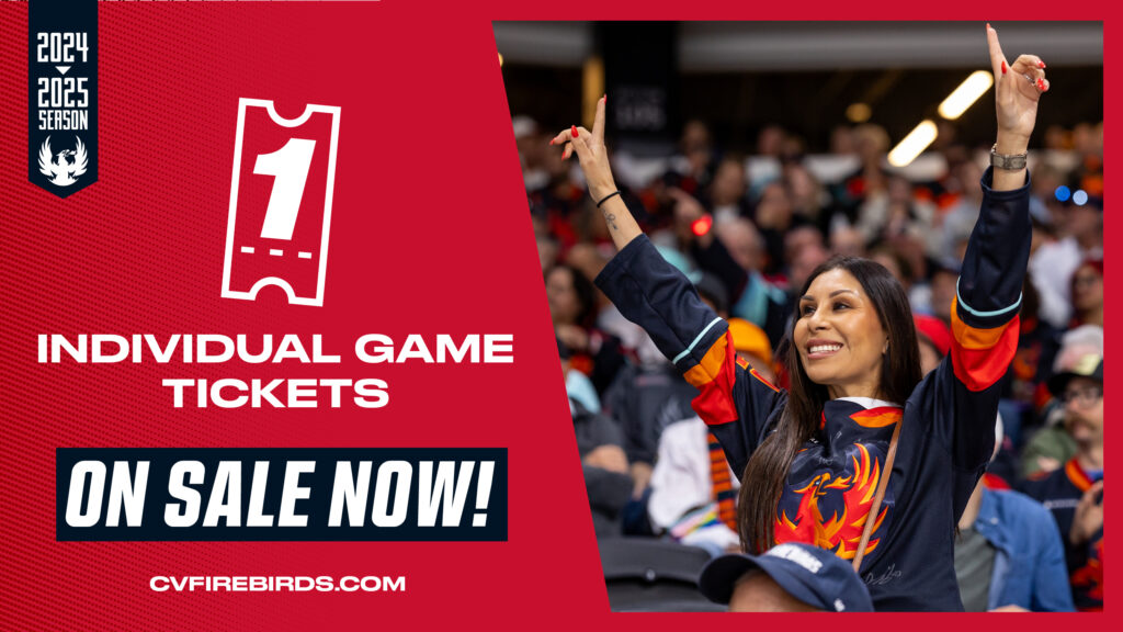 INDIVIDUAL GAME TICKETS ARE NOW ON SALE!