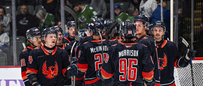 LAJOIE’S THREE-POINT NIGHT EXTENDS FIREBIRDS’ WINNING STREAK TO FOUR