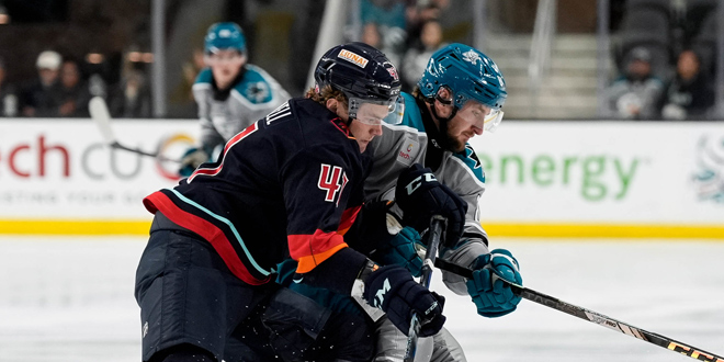 FIREBIRDS USE SECOND PERIOD SURGE TO DEFEAT BARRACUDA, 6-3