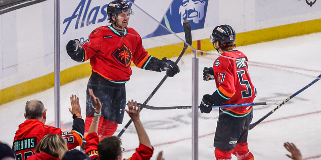 MELANSON’S HAT TRICK MOVES FIREBIRDS BACK INTO WIN COLUMN