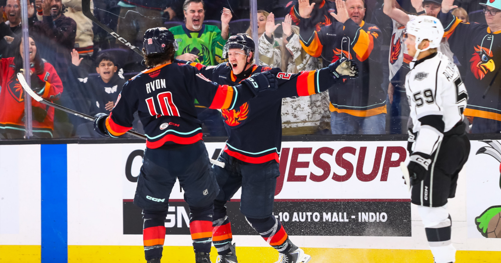 OLOFSSON’S OVERTIME WINNER HELPS FIREBIRDS TOP REIGN