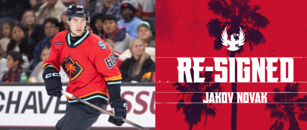 FIREBIRDS RE-SIGN FORWARD JAKOV NOVAK TO ONE-YEAR DEAL