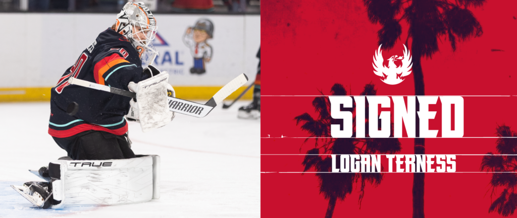 FIREBIRDS INK GOALTENDER LOGAN TERNESS TO ONE-YEAR DEAL 