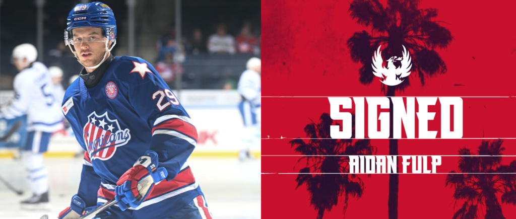 COACHELLA VALLEY SIGNS DEFENSEMAN AIDAN FULP