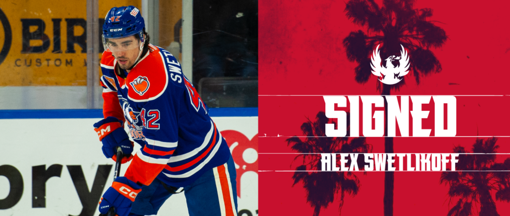 COACHELLA VALLEY ADDS FORWARD ALEX SWETLIKOFF
