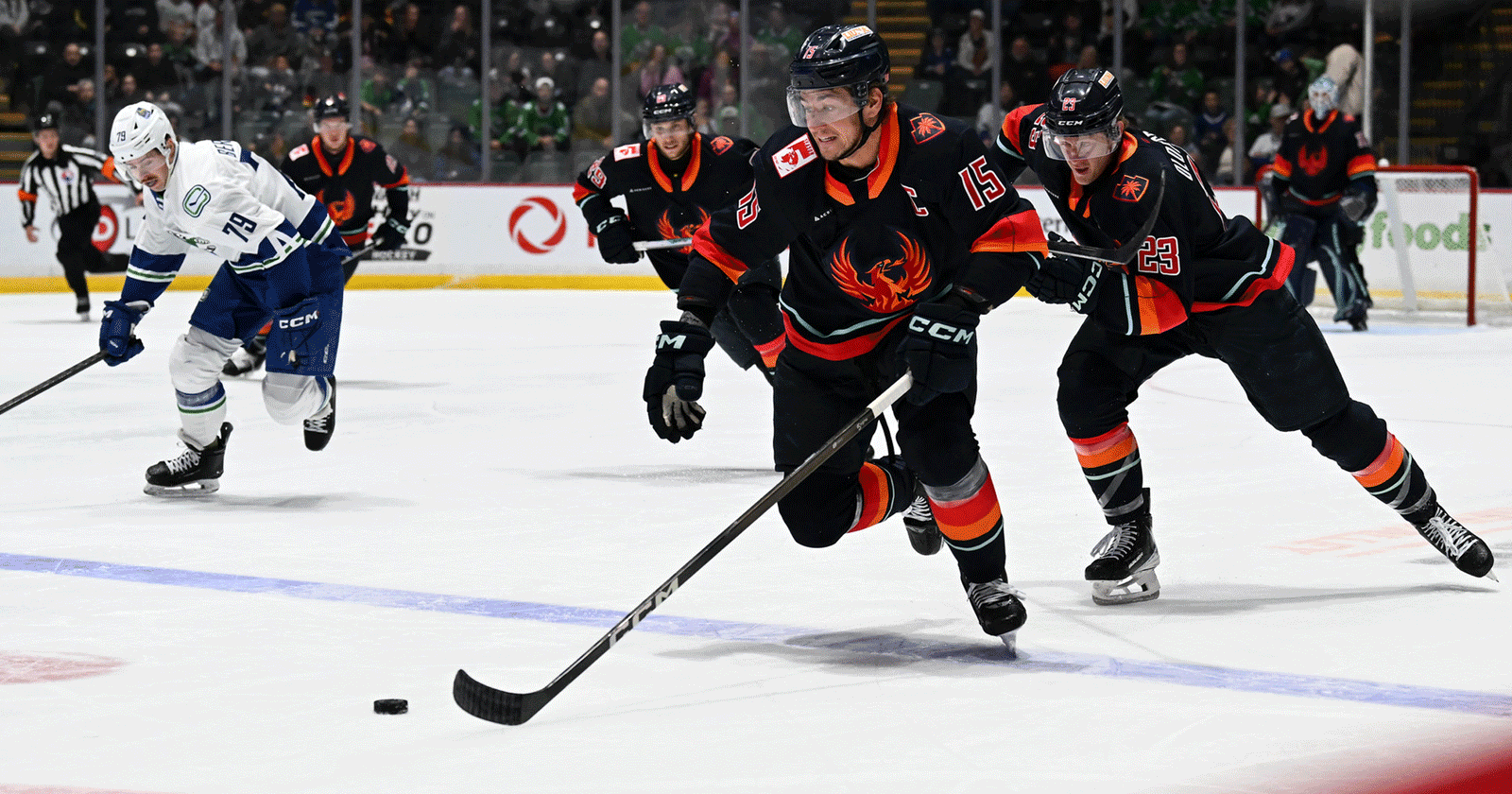 FIREBIRDS RALLY TO EARN POINT IN SHOOTOUT LOSS TO CANUCKS - Coachella ...